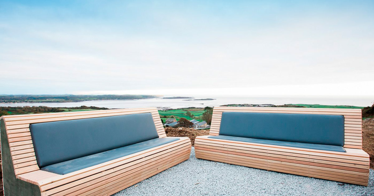 Heated outdoor seating